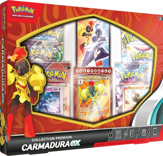 Pokémon – Coffret Premium Carmadura Ex – Version Française – Neuf et Scellé