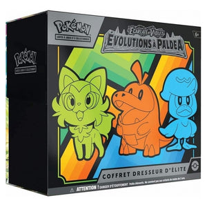 Coffret - Pokémon Dresseur d'Élite EV02 - Ecarlate et Violet : Evolutions à Paldea