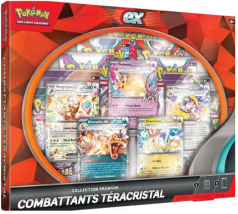 Pokémon – Coffret Premium Combattants Téracristal – Version Française – Neuf et Scellé