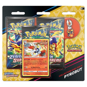 Pokémon - Pack 3 Boosters Zénith Suprême EB 12.5 - Pyrobut - Français