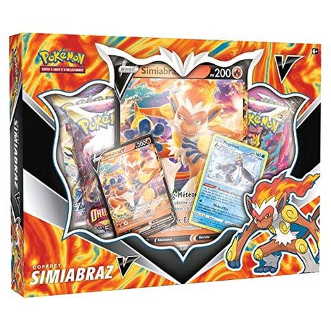 Coffret Pokémon - Simiabraz V 4 Boosters - Français