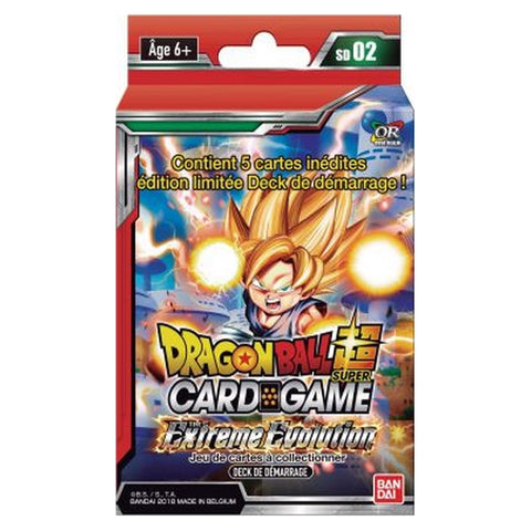 Dragon Ball Super Card Game : Deck de Démarrage SD02- The Extreme Evolution - Français