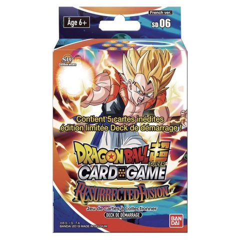 Dragon Ball Super Card Game : Deck de Démarrage SD06- Resurrected Fusion - Français