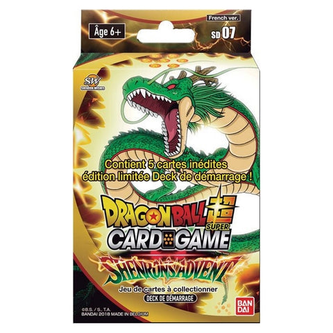 Dragon Ball Super Card Game : Deck de Démarrage SD07- SHENRON'S ADVENT - Français