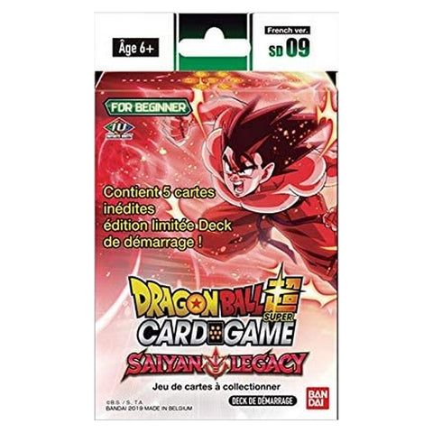 Dragon Ball Super Card Game : Deck de Démarrage SD09 - Saiyan Legacy - Français