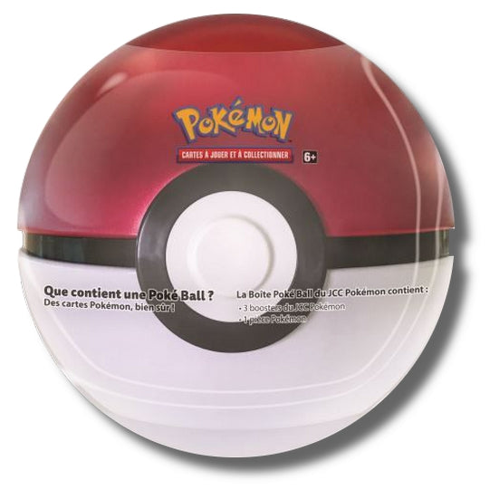 Pokémon - Coffret Pokeball Tin 3 boosters - Rentrée 2020 - Français