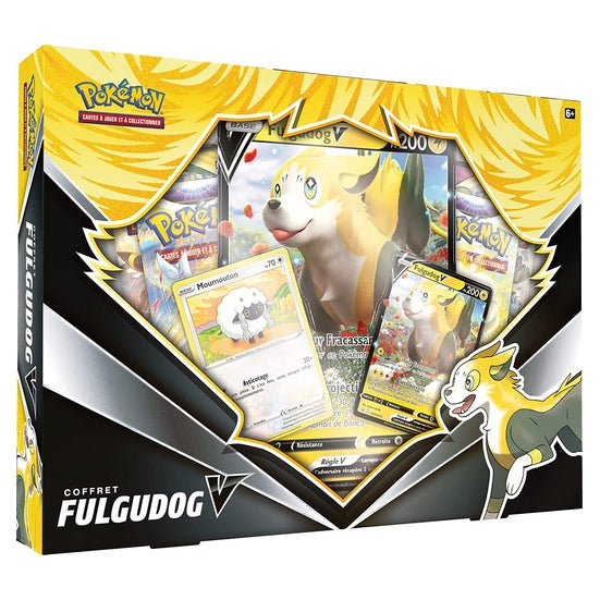 Coffret Pokémon - Epée et Bouclier 9 - Fulgudog V 4 Boosters - Français