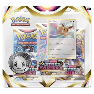 Pokémon - Astres Radieux - Pack 3 boosters EB10 - Evoli - Français