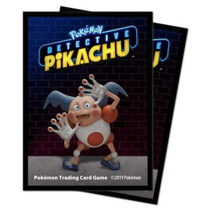 Pokémon - Ultra Pro 65 Protège-Cartes Sleeves - Detective Pikachu-Mr Mime - Standard