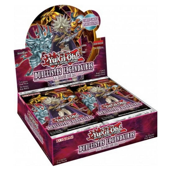 Yu-Gi-Oh! - Boite de 36 Boosters Les Duellistes Légendaires - La Rage de Ra - Français