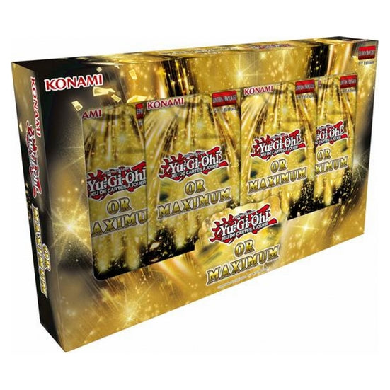 Yu-Gi-Oh! - Coffret de 4 boosters : Or Maximum - Français